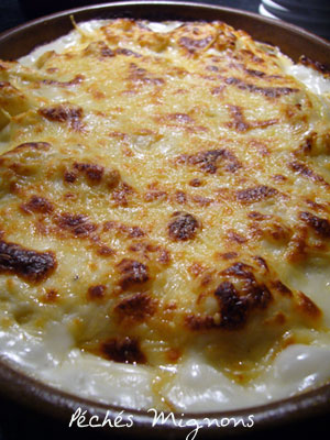 Chou fleur, Gratin, Légère, 