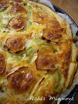 Tartes salées, Courgette, Fromage, 