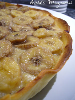 Banane, Tartes sucrées