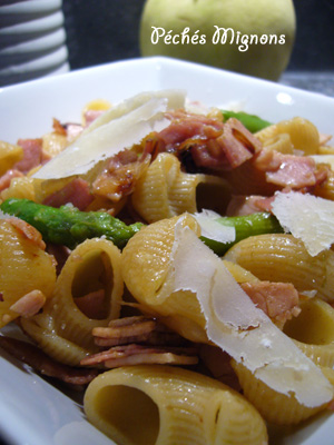 Asperges, Bacon, Jambon, Légère, Pâtes, Rapide