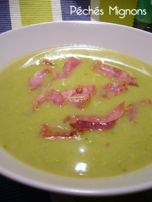 Soupe, Entrée chaude, Jambon, Bacon, Pois cassés, Légumes secs, Pommes de terre, Légère