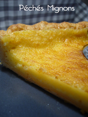 Cette recette de tarte aux œufs (Custard pie) est absolument délicieuse!