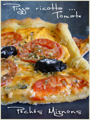 Pizza, Fromage, Ricotta, Tomates, Herbes, Origan, Oeufs, Parmesan, Olives, Facile, Basilic, Entrée chaude, 