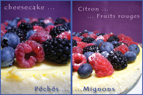 Ricotta, Oeufs, Crème, Fruits rouges, Mures, Framboises, Myrtilles, Beurre, Biscuits, Fromage, Citron, Facile, 