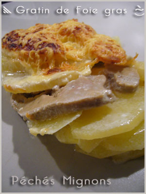 Pommes de terre, Gratin, Foie gras, Facile, Crème, 
