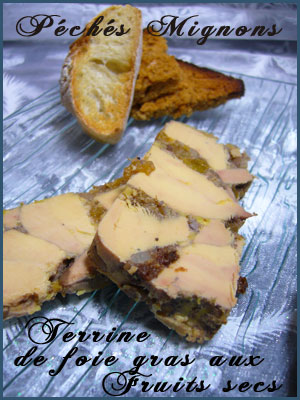 Recette Pressé de foie gras et fruits secs