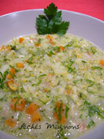 Soupe Maraichère au haddock