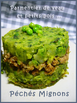 Pommes de terre, Petits pois, Veau, Gratin, Thym, Oignons, Légère, Facile, 