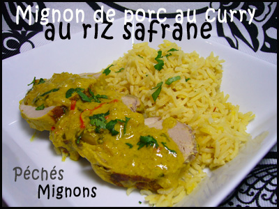 Inde, Porc, Riz, Piments, Curry, Safran, Lait coco, Facile, Epices, Coriandre, Légère, 