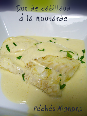 Cabillaud, Moutarde, Crème, Facile, Gingembre, Epices, 