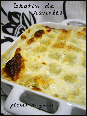 Gratin, Ravioles, Crème, Facile, Poireaux, Fromage, 