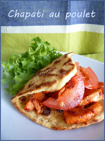 Chapati au poulet