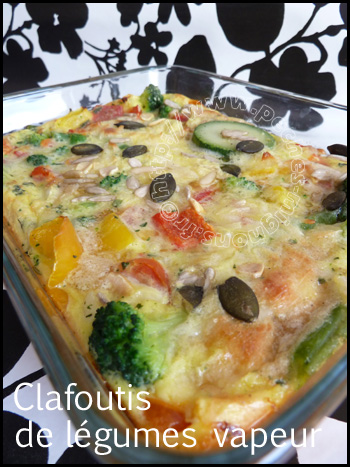 Clafoutis de légumes vapeur