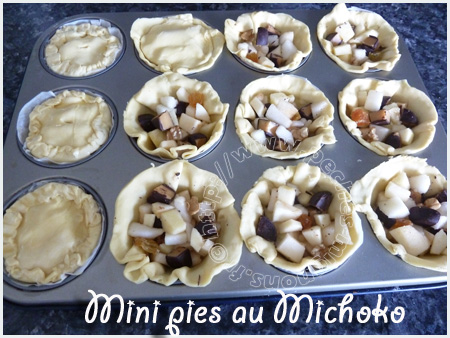 Mini pies au Michoko