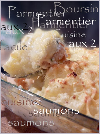 Parmentier aux 2 saumons