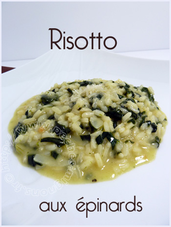 Risotto aux épinards