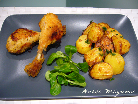 Poulet, Pommes de terre, Epices