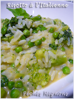 Alcool, Brocoli, Italie, Parmesan, Petits pois, Risotto, Riz, Vin