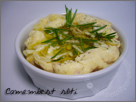 Pâtes au camembert rôti