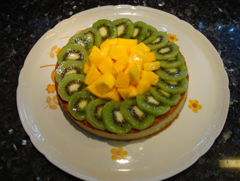 Tarte kiwi-mangue...