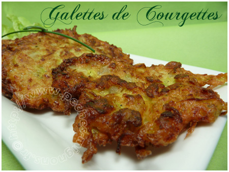 Galettes de courgettes