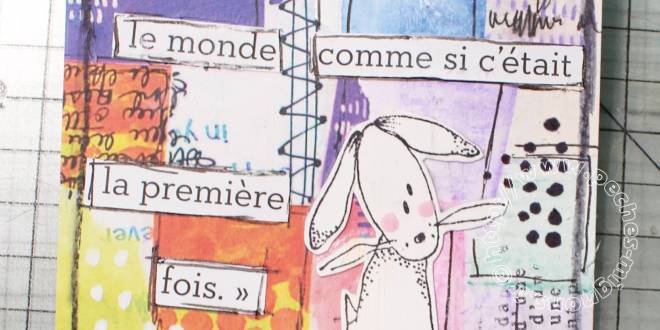 Carte Scrap #2601 – mixed media